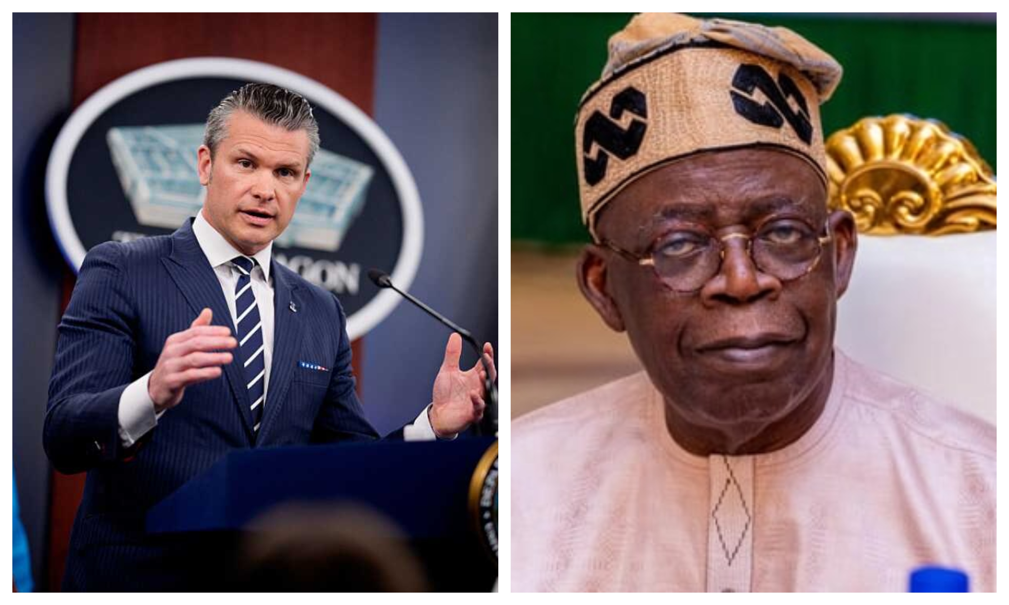 Either the Nigerian Govt protects Christians or we will k!ll the Islamic terrorists - US Secretary of war expresses readiness to act over attacks on Christian in Nigeria